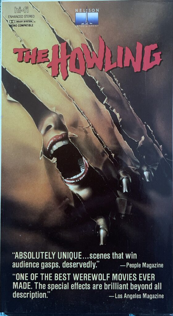 The Howling VHS